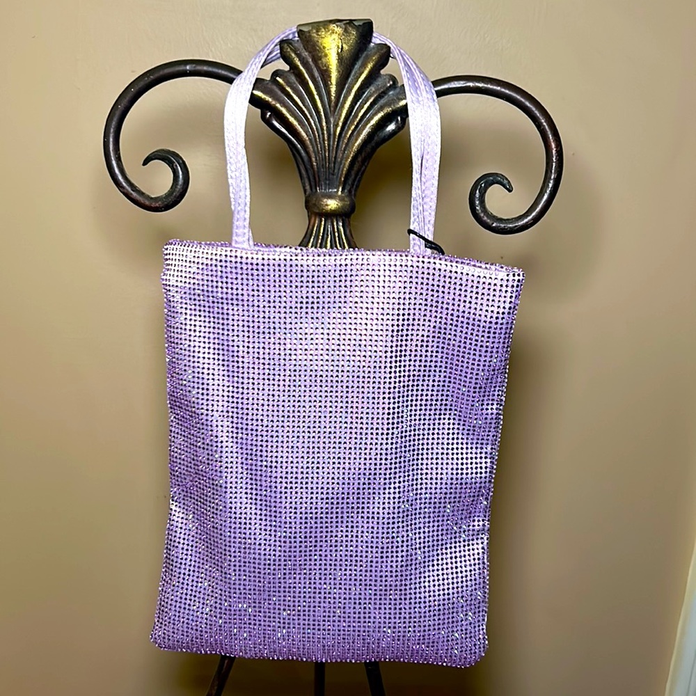 Zara purse / lavender sequins
